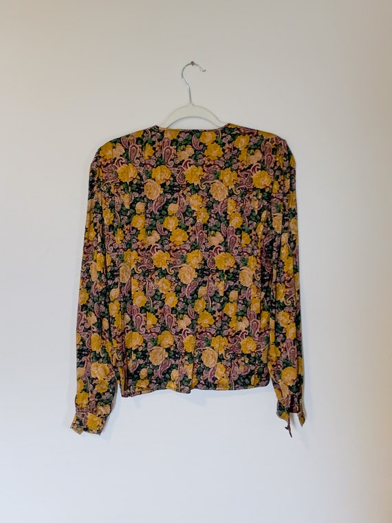 Vintage Emanuel Ungaro Paris Made in Italy Floral… - image 5