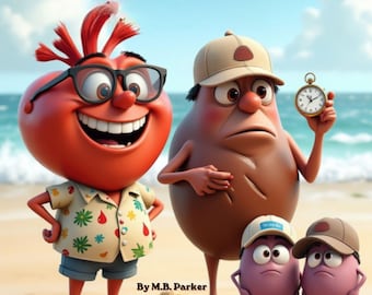 The Organ Get-A-Way! Children's Book: Healthy Eating, Body Organs, Ages 4-10