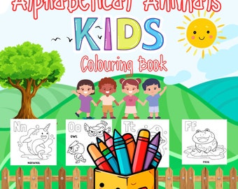 Alphabetical Animals Kids Coloring Book-SPECIAL PRICE