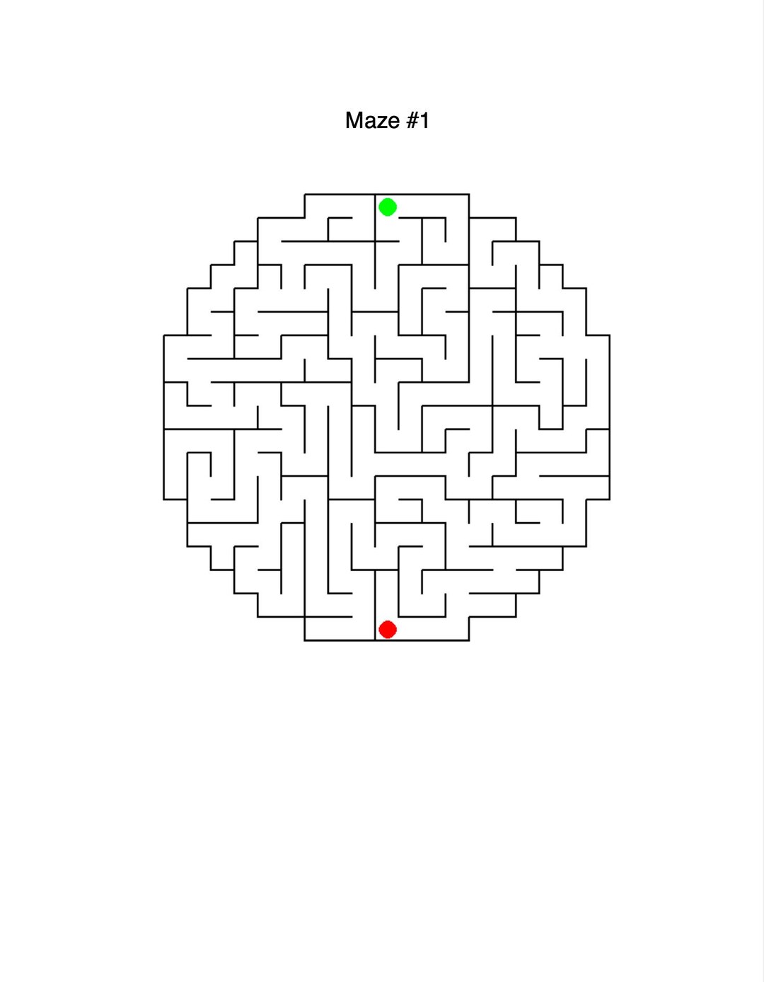 10 Mazes for Kids to Solve and Answers or Cheats. Printable Download