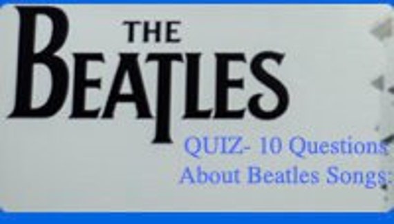 The Beatles Printable Song Matching Game, Digital Download Party Game