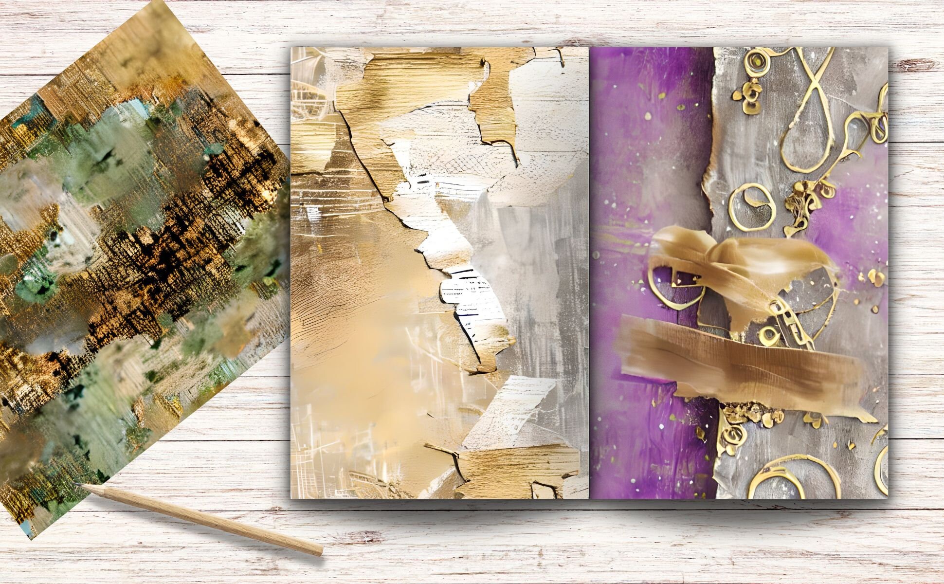 Printable Grunge Seamless Textured Digital Paper Distressed Grungy Junk ...