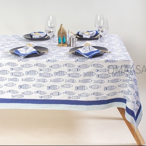 Cloth Napkins Set of 12 Cotton Kitchen & Table Linens Indian Hand Block  Print Ha