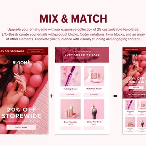 25 Pink Email Templates, Email Marketing Template, Email Newsletter ...