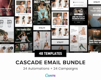 Editable Email Templates, Sale Email Template, Mailchimp Email Template, Marketing Small Business, Klaviyo Email Template, Newsletter Canva