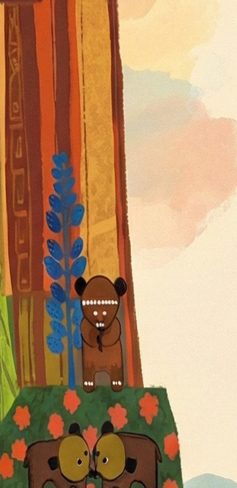 Mary Blair Contemporary Resort Mural Print, Disney Grand Canyon Concourse, Walt Disney World Wall Art, Disneyland Wall Art, Disney Gift Idea image 9