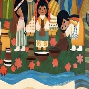 Mary Blair Contemporary Resort Mural Print, Disney Grand Canyon Concourse, Walt Disney World Wall Art, Disneyland Wall Art, Disney Gift Idea image 2