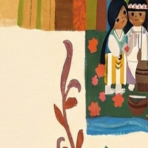 Mary Blair Contemporary Resort Mural Print, Disney Grand Canyon Concourse, Walt Disney World Wall Art, Disneyland Wall Art, Disney Gift Idea image 4