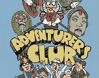 Adventurers Club Poster, Pleasure Island Print, Walt Disney World Wall Art, Lost Disney Attraction Decor, Kungaloosh Disney Fan Gift