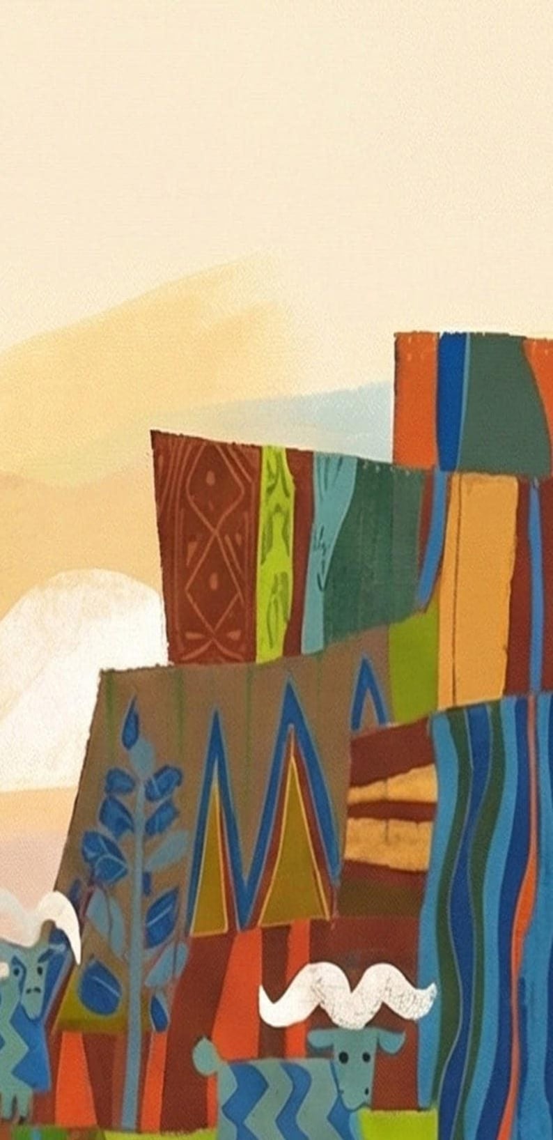 Mary Blair Contemporary Resort Mural Print, Disney Grand Canyon Concourse, Walt Disney World Wall Art, Disneyland Wall Art, Disney Gift Idea image 10