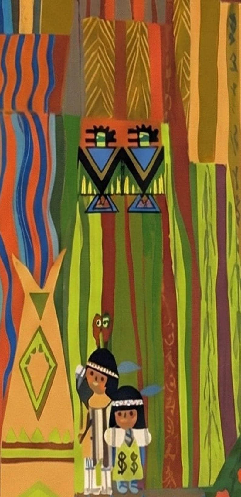 Mary Blair Contemporary Resort Mural Print, Disney Grand Canyon Concourse, Walt Disney World Wall Art, Disneyland Wall Art, Disney Gift Idea image 7