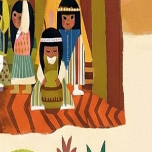 Mary Blair Contemporary Resort Mural Print, Disney Grand Canyon Concourse, Walt Disney World Wall Art, Disneyland Wall Art, Disney Gift Idea image 5