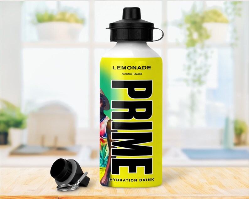 Custom PRIME Hydration KSI Lemonade Venice Beach Sports Bottle Etsy Australia