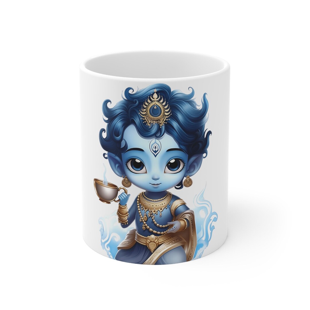 Baby Krishna Baby Krishna Mug Krishna Mug Radha and Etsy