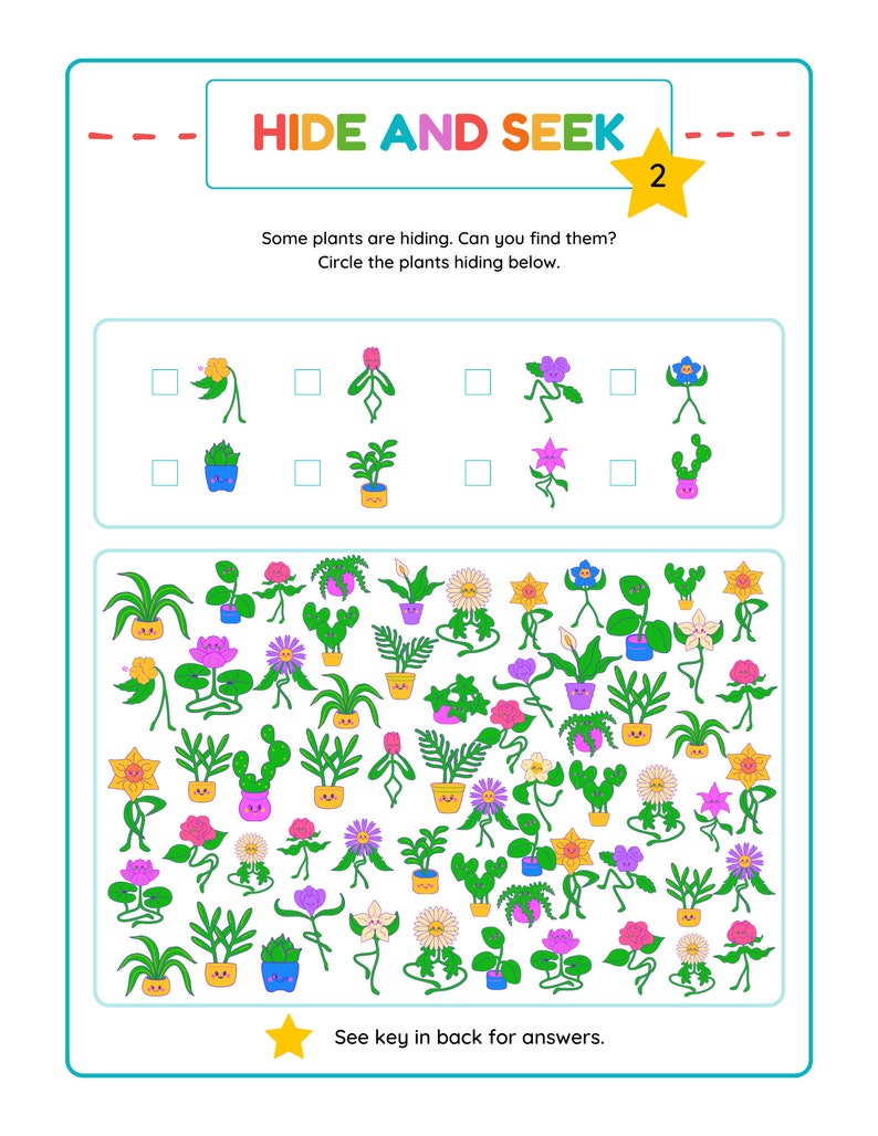 Summer Activity Book for Kids Ages 5-9: Engaging Games, Puzzles, and Crafts, Colorful, PDF, High Quality,8.5x11 in, 41 pages zdjęcie 7