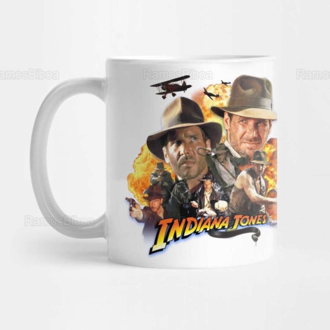 Indiana Jones Mug Insulated Coffee Mug Indiana Jones Ceramic Etsy