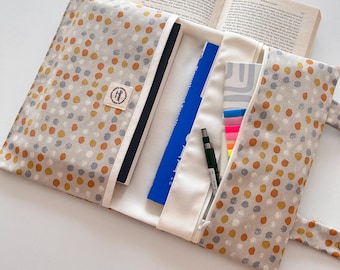 Book Sleeve, Book Bag, Book Purse, Book Protector, Bookish Gifts, Book and Kindle Accessory, Book Cover, Book Pouch