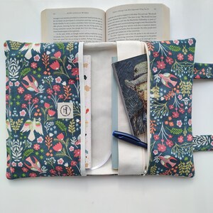 Book Sleeve, Book Bag, Book Purse, Book Protector, Bookish Gifts, Book and Kindle Accessory, Book Cover, Book Pouch image 2