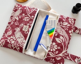 Book Sleeve, Book Bag, Book Purse, Book Protector, Bookish Gifts, Book Cover, Book Pouch, Back to School or Christmas Gift