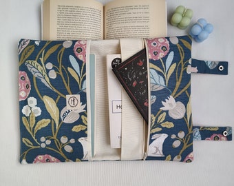 Book Sleeve, Book Bag, Book Purse, Book Protector, Bookish Gifts, Book and Kindle Accessory, Book Cover, Book Pouch