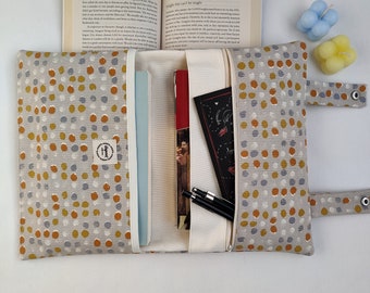 Book Sleeve, Book Bag, Book Purse, Book Protector, Bookish Gifts, Book and Kindle Accessory, Book Cover, Book Pouch