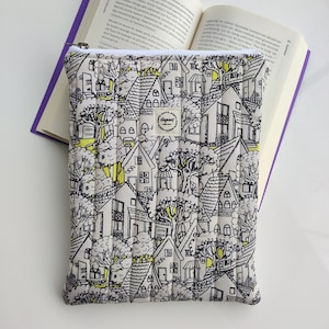 Pochette pour livre faite main, pochette pour livre rembourrée
