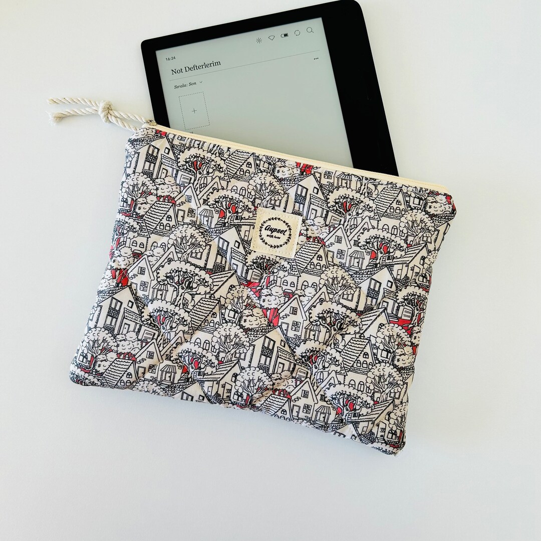 Street Style Kindle Case/quilted Kindle / Ereader Sleeve, Kindle / E