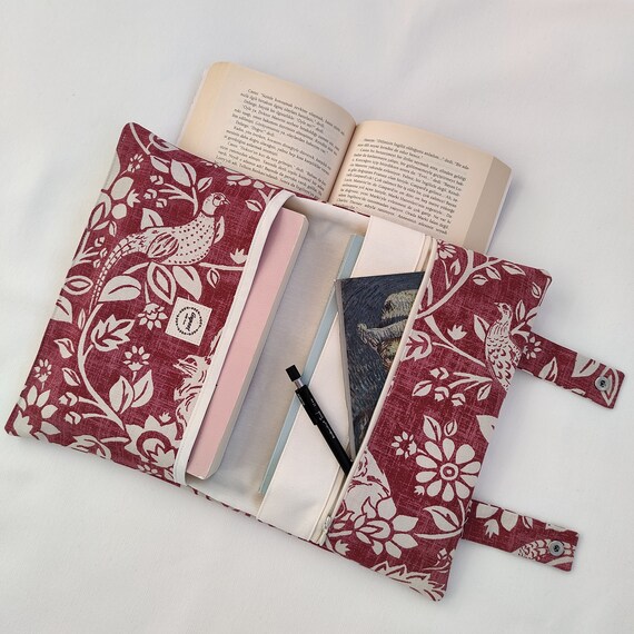 Funda De Tela Para Libro, Protector De Libro Con Patrón De