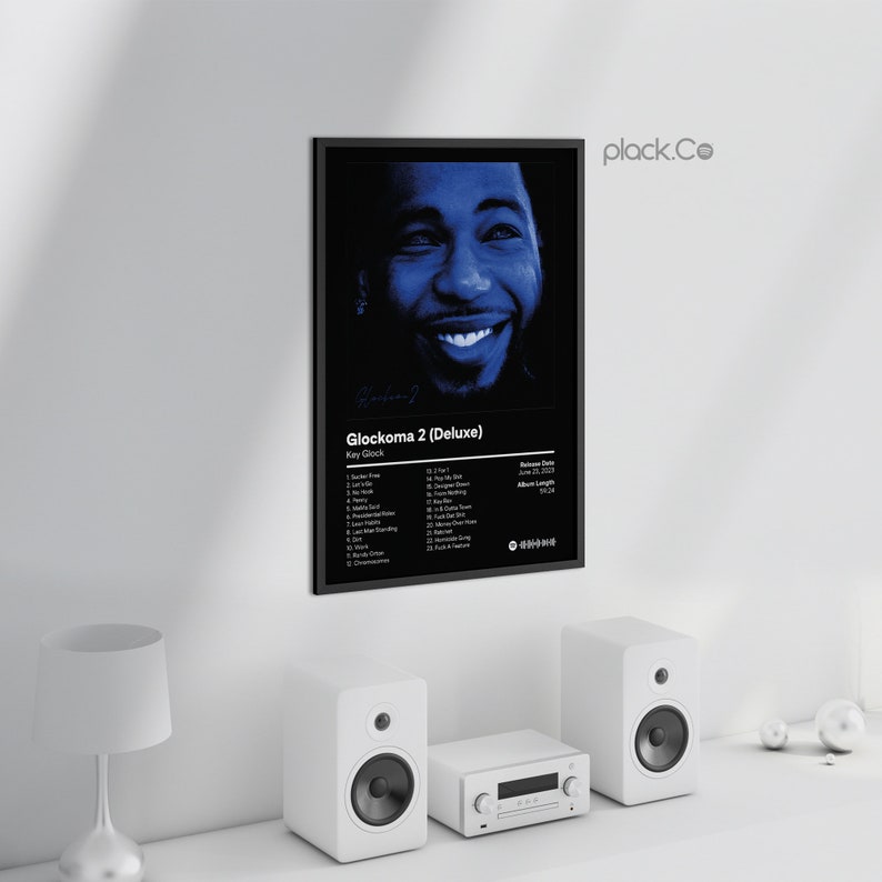 Key Glock Glockoma 2 Deluxe Custom Album Poster Hip Hop Etsy UK