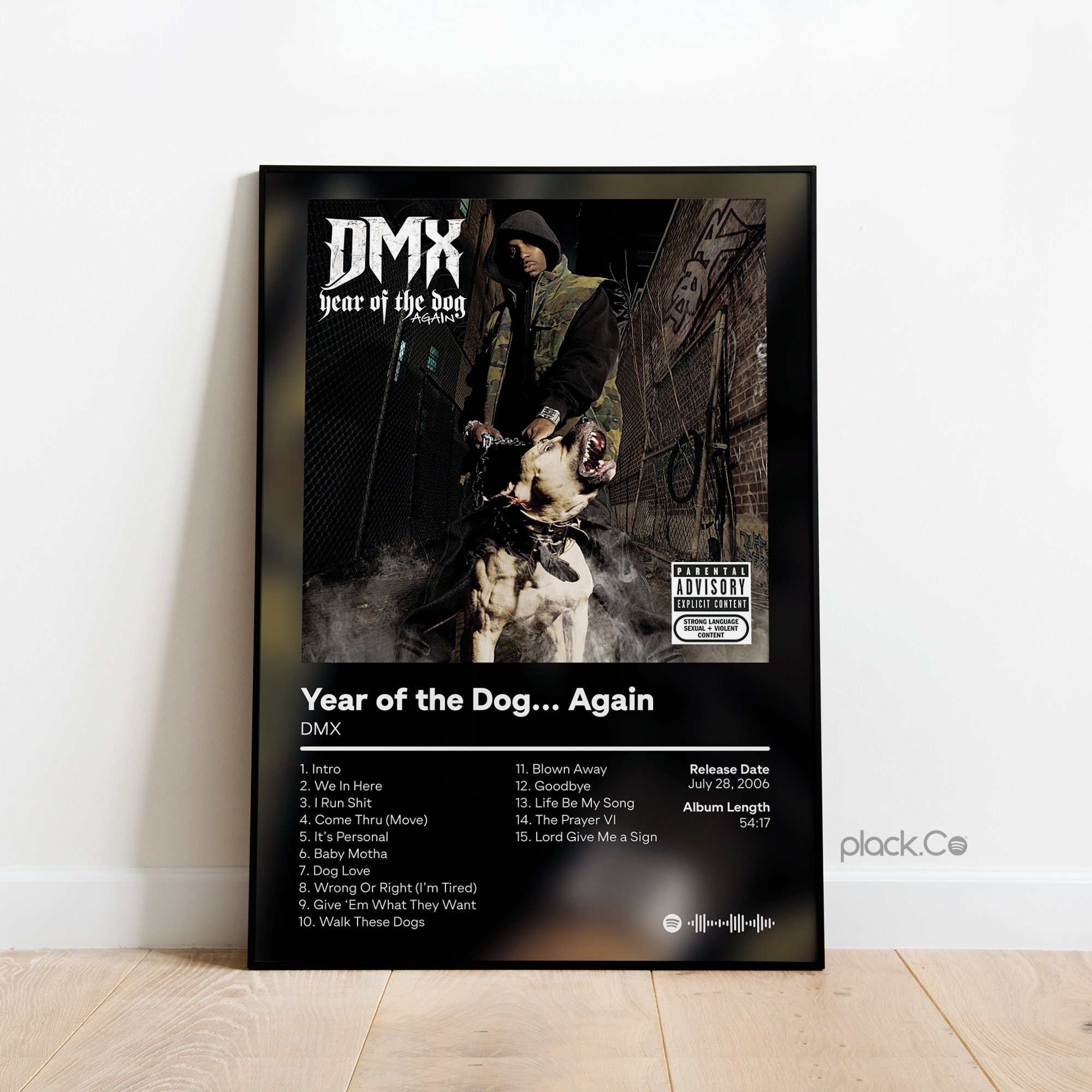 DMX Year of the Dog Again Custom Album Poster Hip Hop Wall Art Personalized  Album Cover DMX Poster Custom Album Print - Etsy