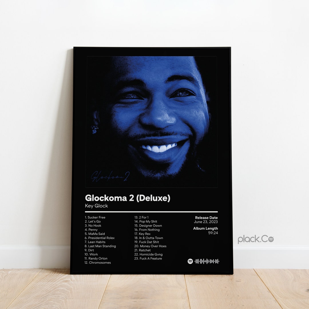 Key Glock Glockoma 2 Deluxe Custom Album Poster Hip Hop Etsy