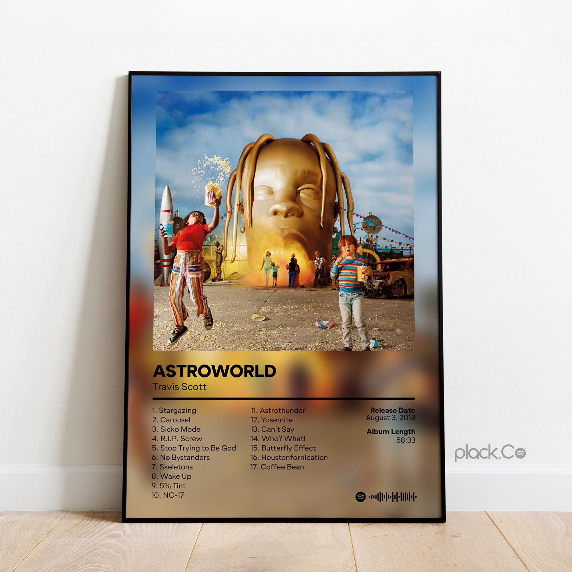 Travis Scott Astroworld Album Cover Poster 24 x 36