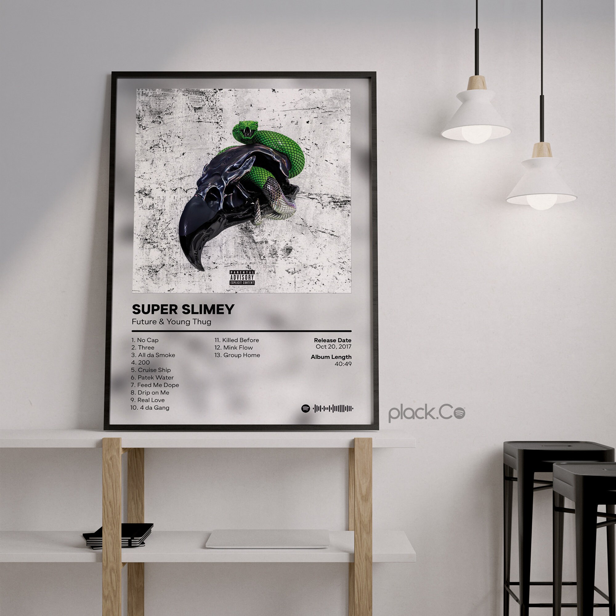 Future & Young Thug Super Slimey Hip Hop Album Poster Custom Album ...