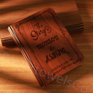 Libro luminoso notturno magnetico personalizzato, luce regalo per lettura desktop incisa personalizzata, regalo di San Valentino, regalo di proposta creativa, regalo per lui