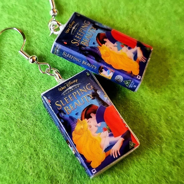 Fun Disney VHS Earrings Cute Kids Movie Earrings Gift For Daughter Gift For Sister