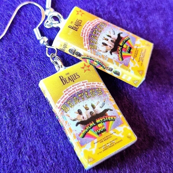 Beatles VHS Gift Earrings For Girlfriend