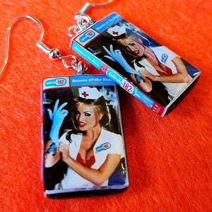 Handmade Cassette Tape Earrings, Pop Nostalgia