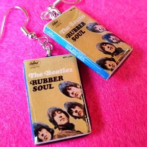 Beatles Album Music Cassette Tape Gift Earrings For Girlfriend