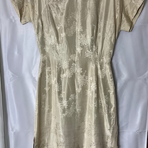 1940s Silk Dress