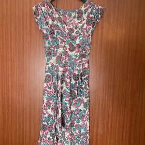 40s/50s Novelty Print Dress