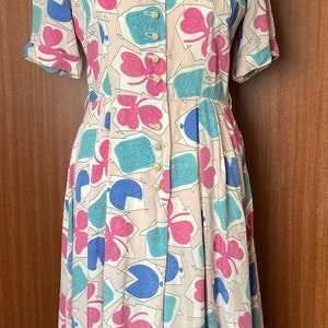 1950s Novelty Print Dress