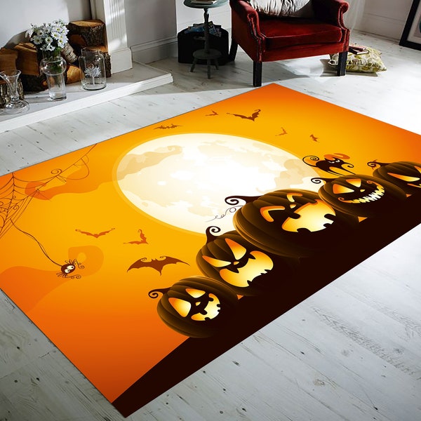 Halloween Rug Etsy