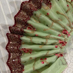 Heavy Sea Green Dress for Radha Krishna Ji or Jugal Jodi