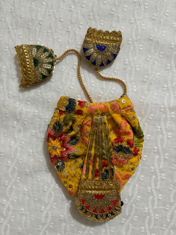 Handmade Yellow Floral Embroidered Dress for 12-inch Radha Krishna Idol - Etsy Handmade Yellow Floral Embroidered Dress for 12-inch Radha Krishna Idol - Etsy