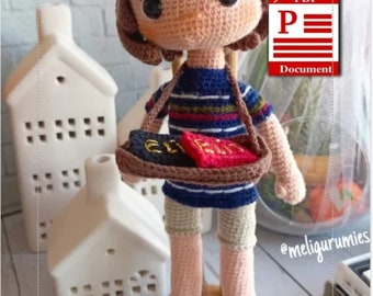 Amigurumi poppen, speelgoed, amigurumi, haken, gehaakte poppen, gehaakt Engels Pdf-patroon, Amigurumi-poppen, Amigurumi Engels Pdf-patroon, LittleSezer