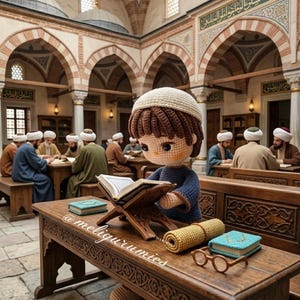 Madrasa Studenten Ramadan-Puppe Häkeln Muslimischer Junge Englisch Pdf Amigurumi-Puppen-Muster