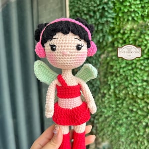 Musa-Winx-Club-inspired Crochet | Fairy Doll Chibi | Winx-Plush Amigurumi | Magical Girl Plush – Winx-Inspired Dolls| Winx-figurine |