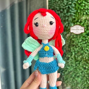 Bloom Winx-Club-inspired Crochet | Fairy Doll Chibi | Winx-Plush Amigurumi | Magical Girl Plush – Winx-Inspired Dolls| Winx-figurine