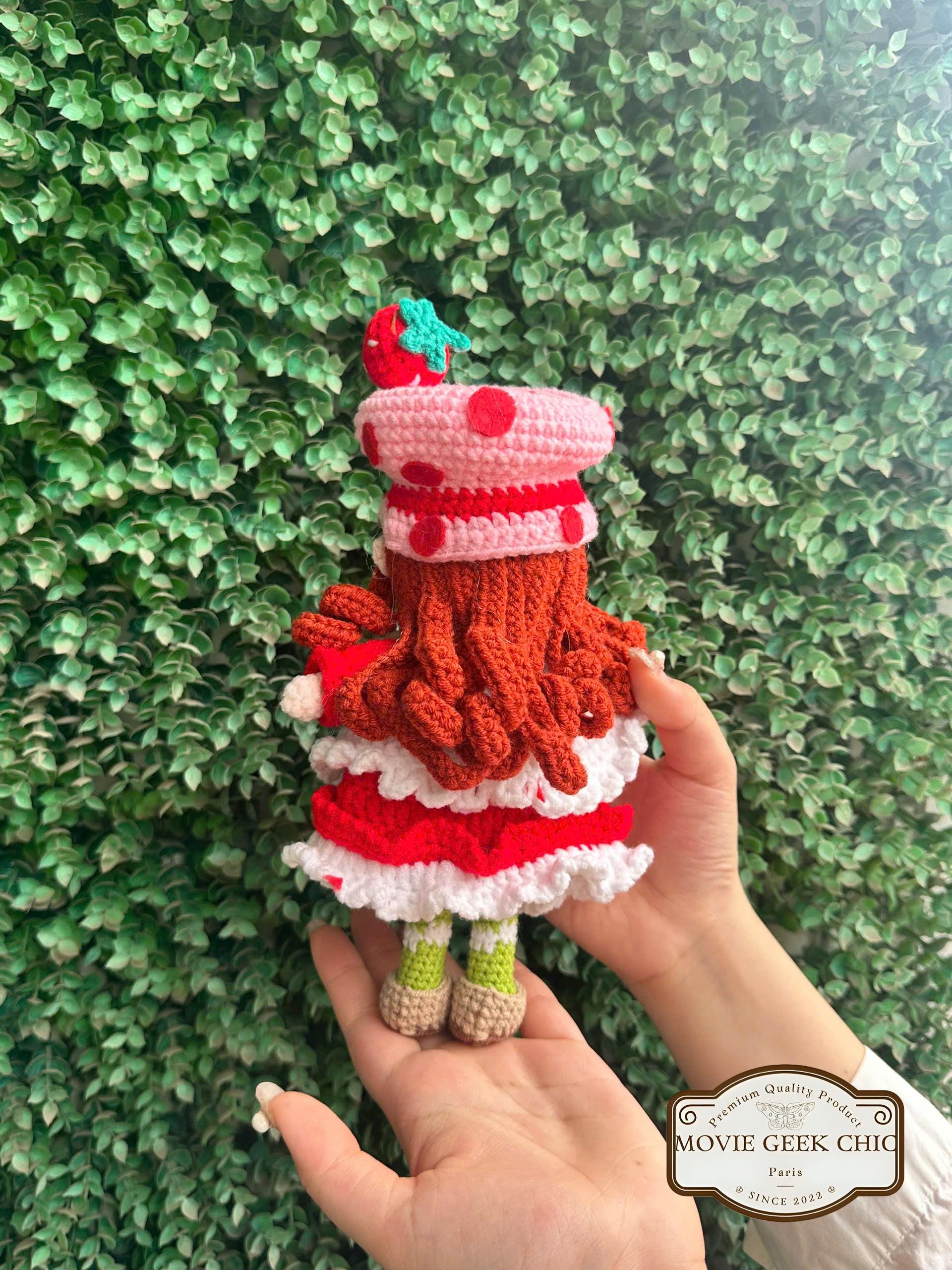 ストロベリーショートケーキのかぎ針編み人形 | 手作りあみぐるみ