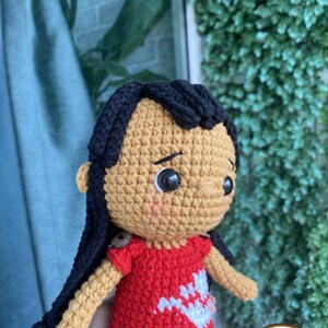Lilo & Stitch Handmade Crochet Amigurumi Doll | Soft Plush Stuffed Toy | Adorable Nursery Decor | Perfect Gift for Stitch Lovers